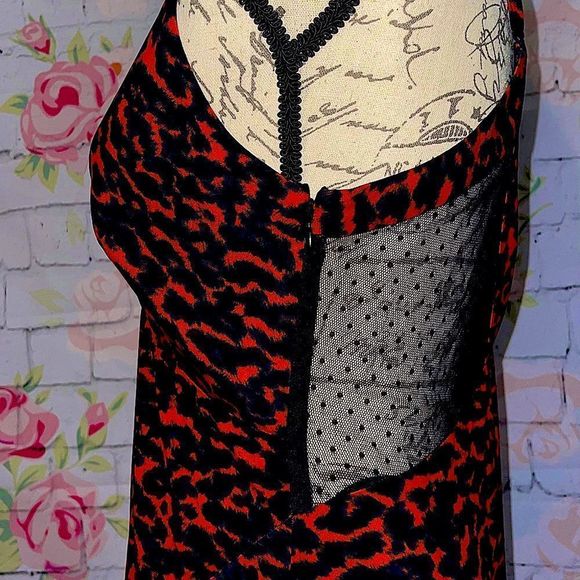 NWT! “BLUE LIFE”RED& Black Cheetah maxi - Picture 15 of 15
